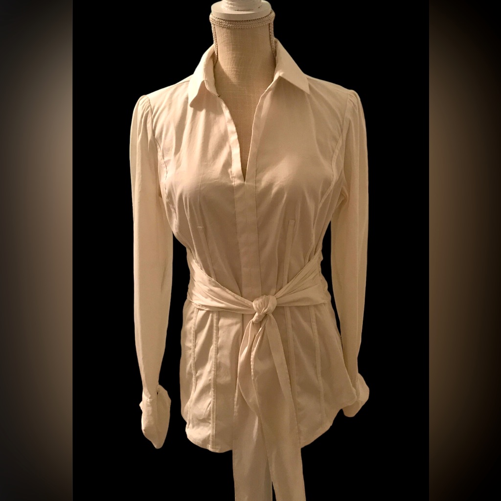 White Cuffed Shirt